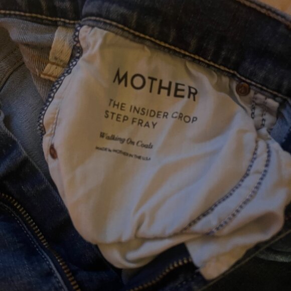 MOTHER Cropped Jeans Size 30 - Picture 3 of 5